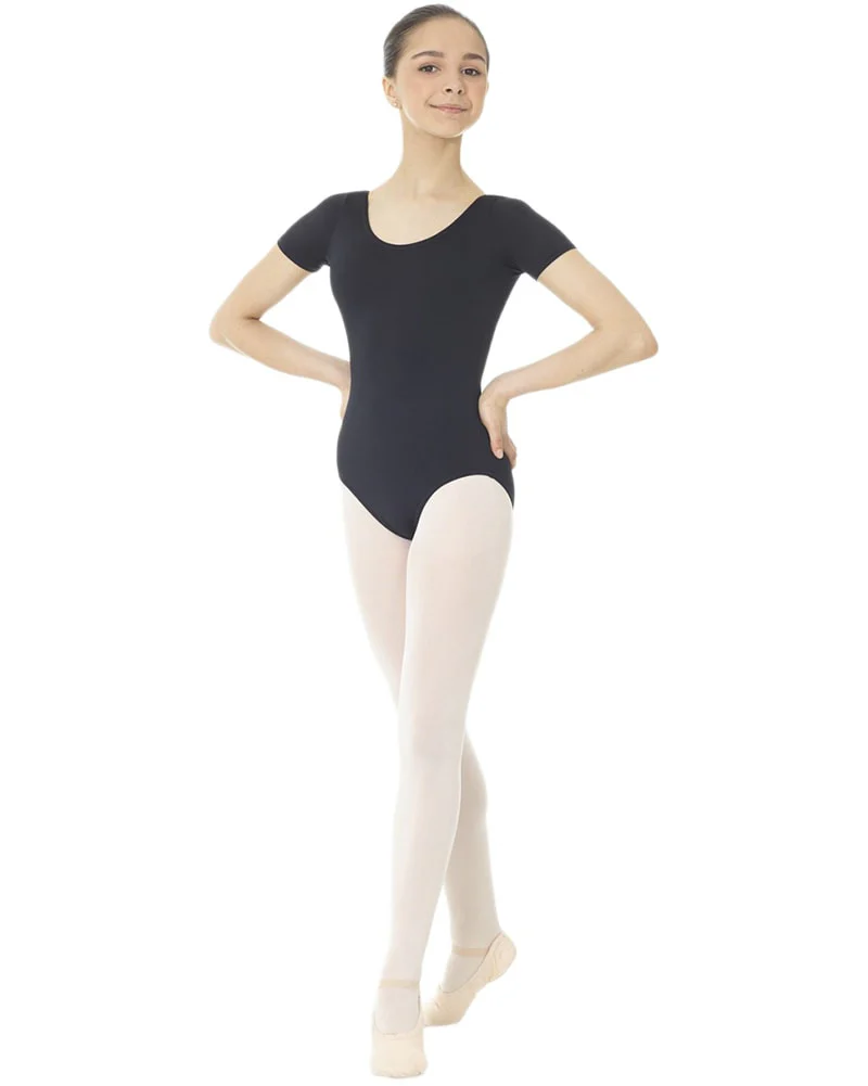 Mondor 40096C Essentials Classic Cut Short Sleeve Dance Girls Dress code