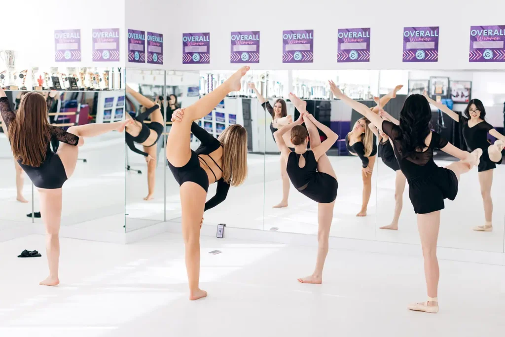 rofessional dance studio interior in Scarborough Toronto Ontario