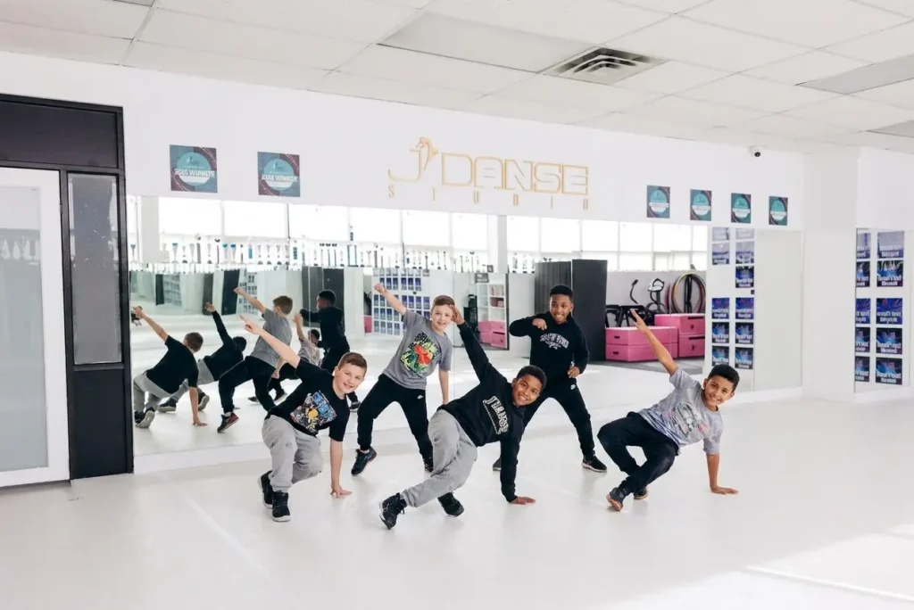 Kids in hip hop dance classes at J'Danse Studio in Scarborough Toronto Ontario
